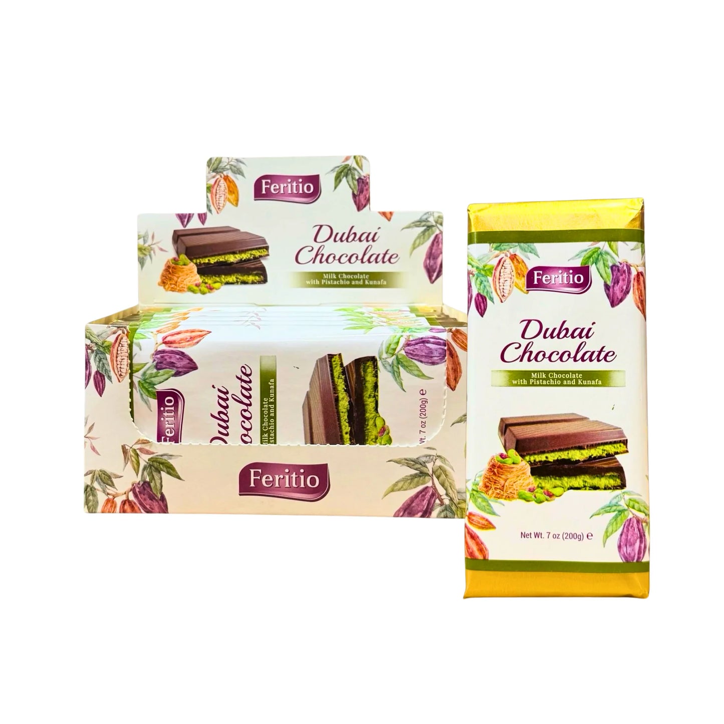 A021 FERRITO Dubai Chocolate-6pcs