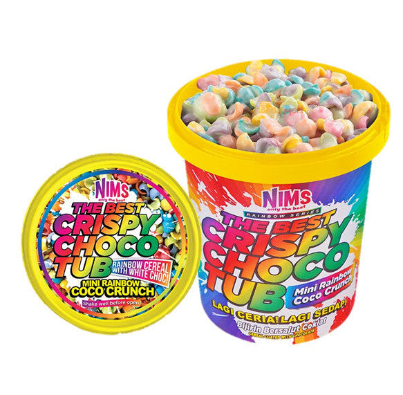 Nims Crispy Choco-Tube Mixed with White or Dark Chocolate