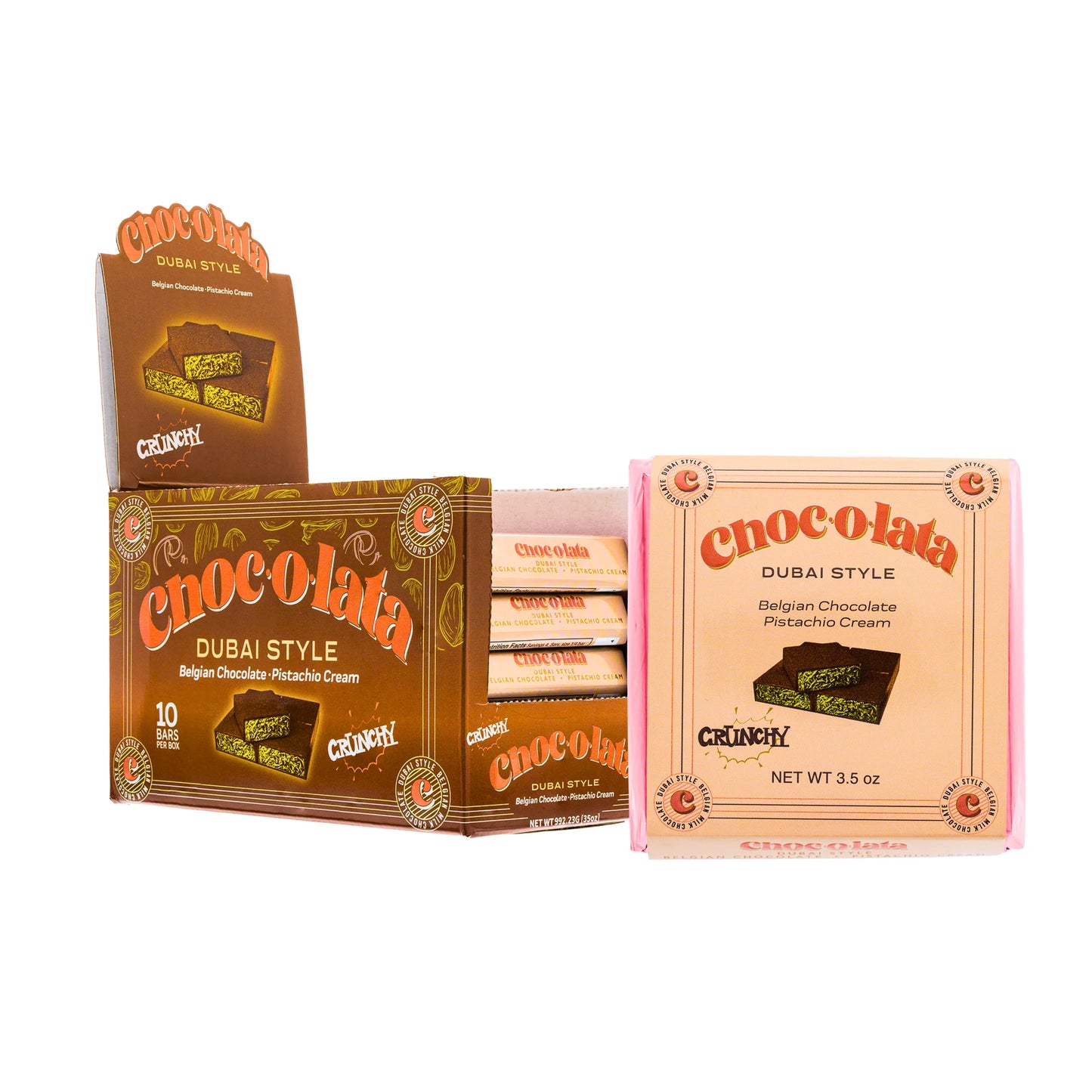 A023 CHOC.O.LATE DUBAI STYLE 10 pcs