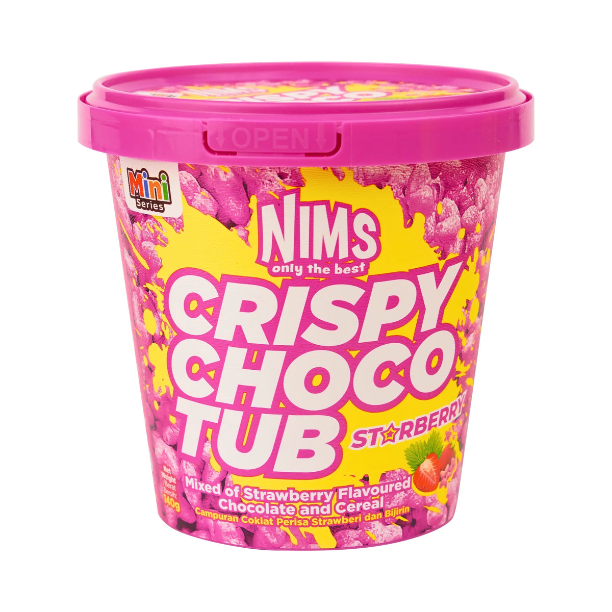 Nims Crispy Choco-Tube Mixed with White or Dark Chocolate