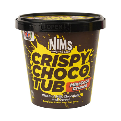 Nims Crispy Choco-Tube Mixed with White or Dark Chocolate